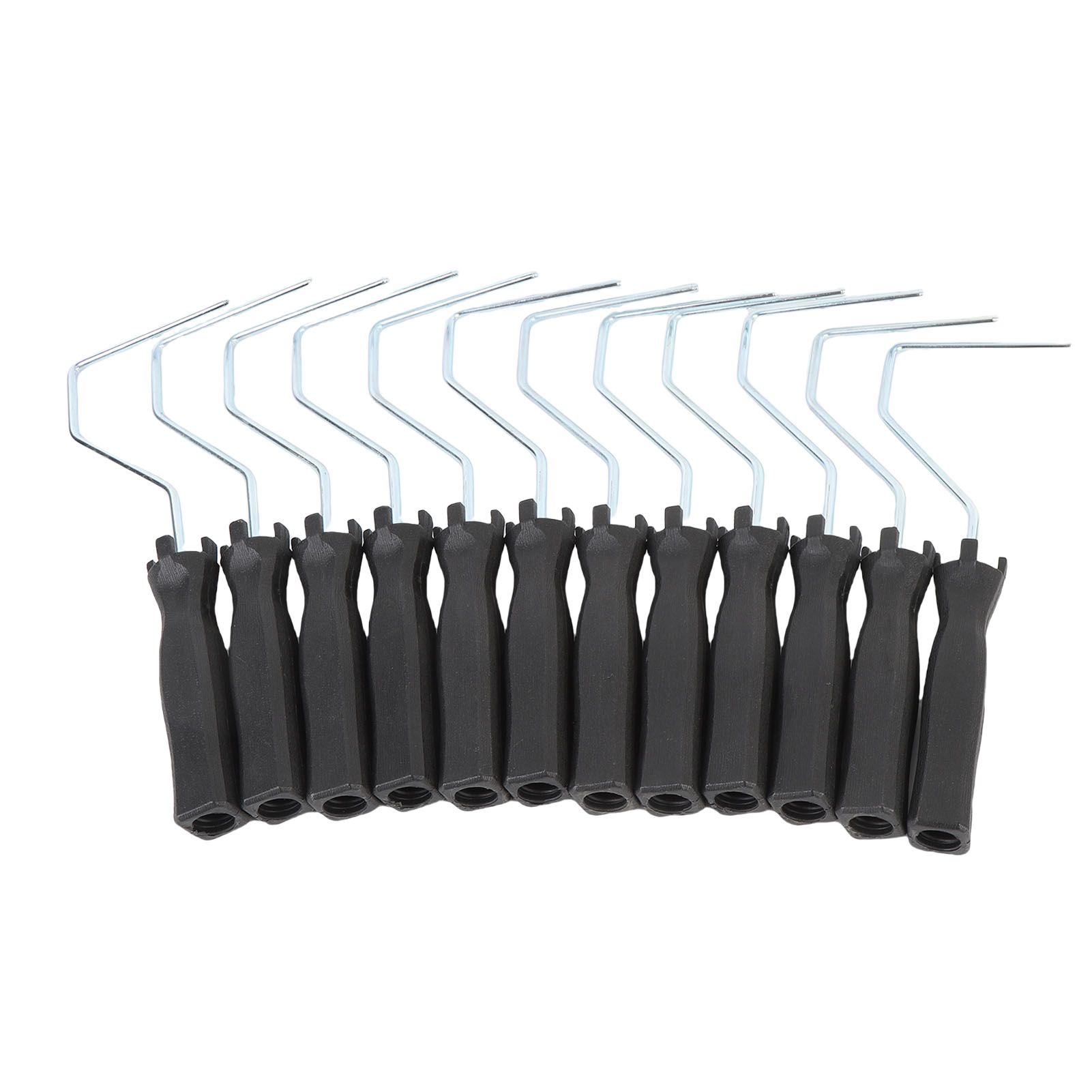 12pcs 4 Inch Paint Roller Handle Reusable Steel Plastic Grip Paint Roller view 12