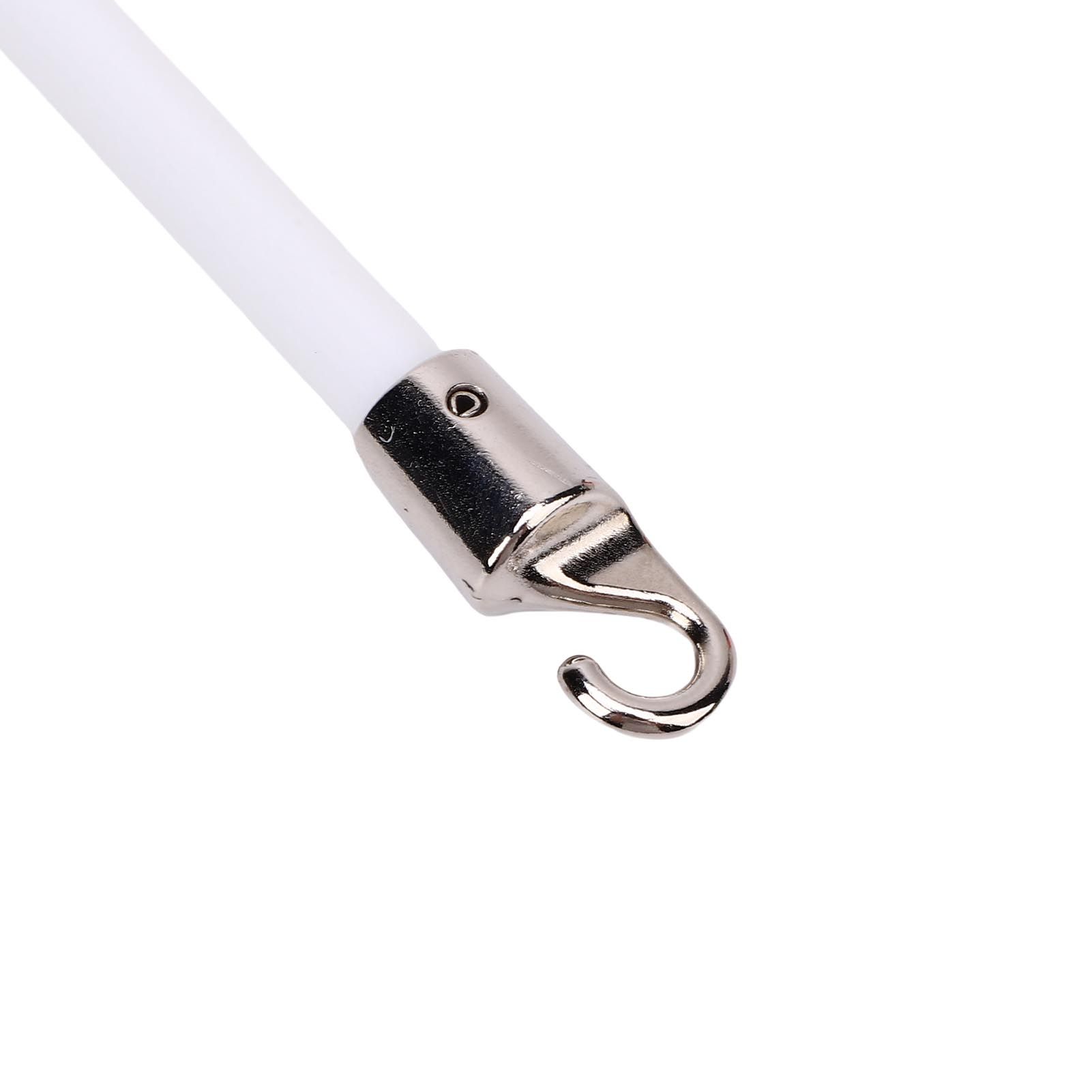 2pcs Blind Wands Vertical Blinds Stick Replacement with Hook Handle White view 2
