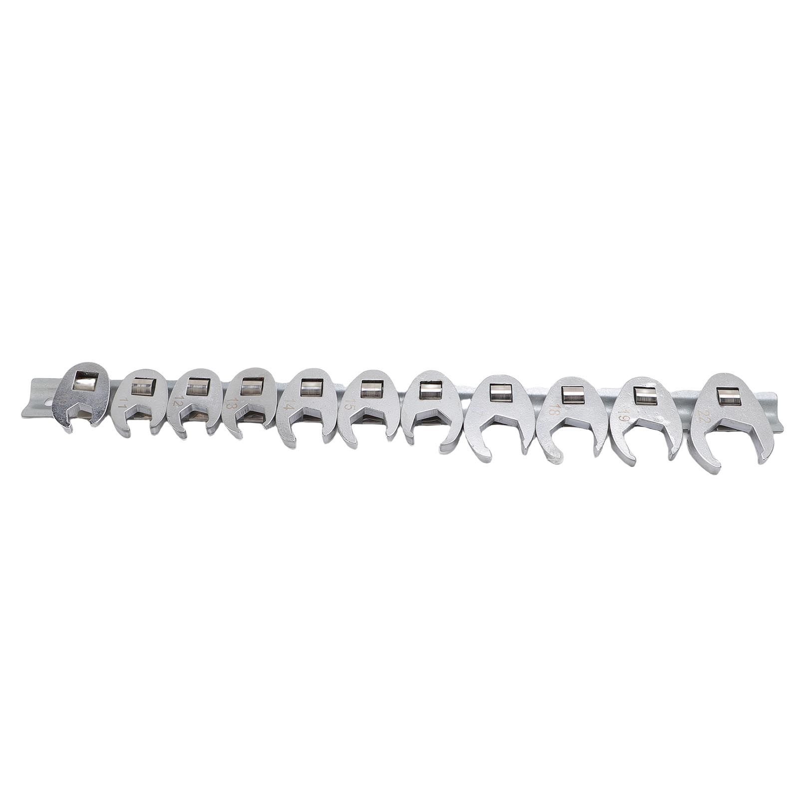 Crows Foot Wrench Set Metric Kit With Clamp On Organizer for Tight Spaces view 11