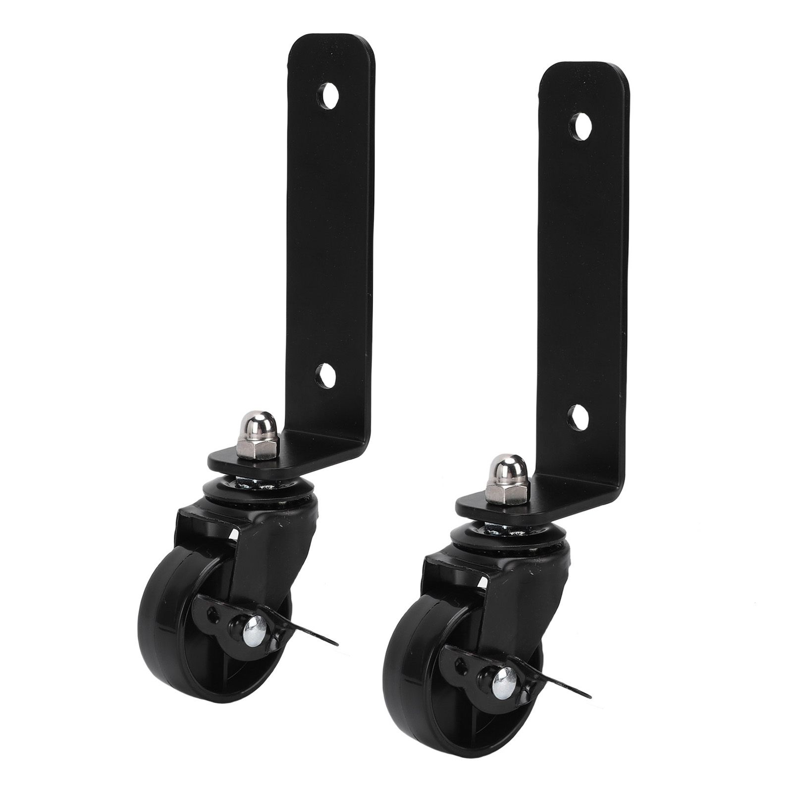 2 Set Steel Construction Front Wheels Upgraded Rolling Tool Box Caster Wheel view 8