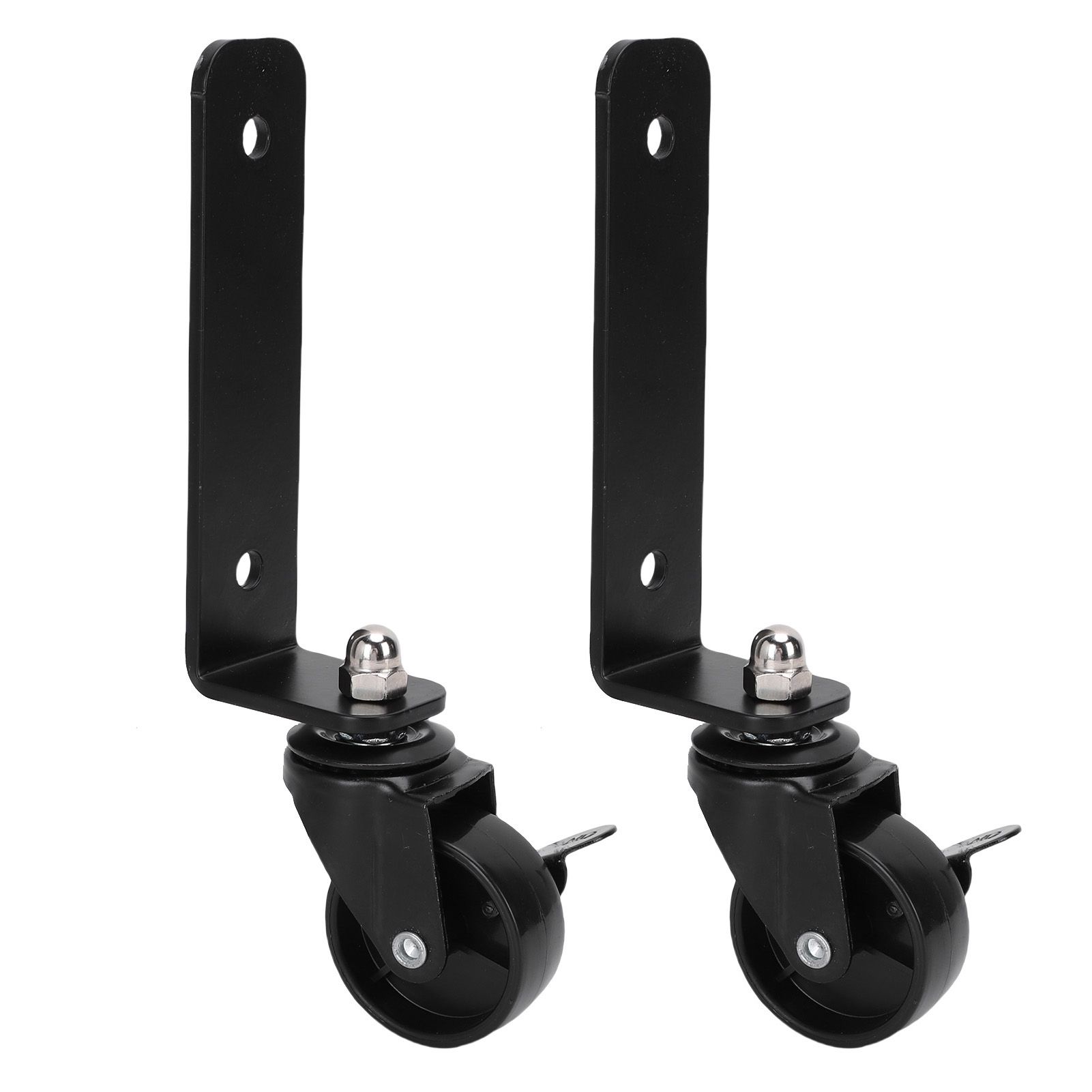 2 Set Steel Construction Front Wheels Upgraded Rolling Tool Box Caster Wheel view 9