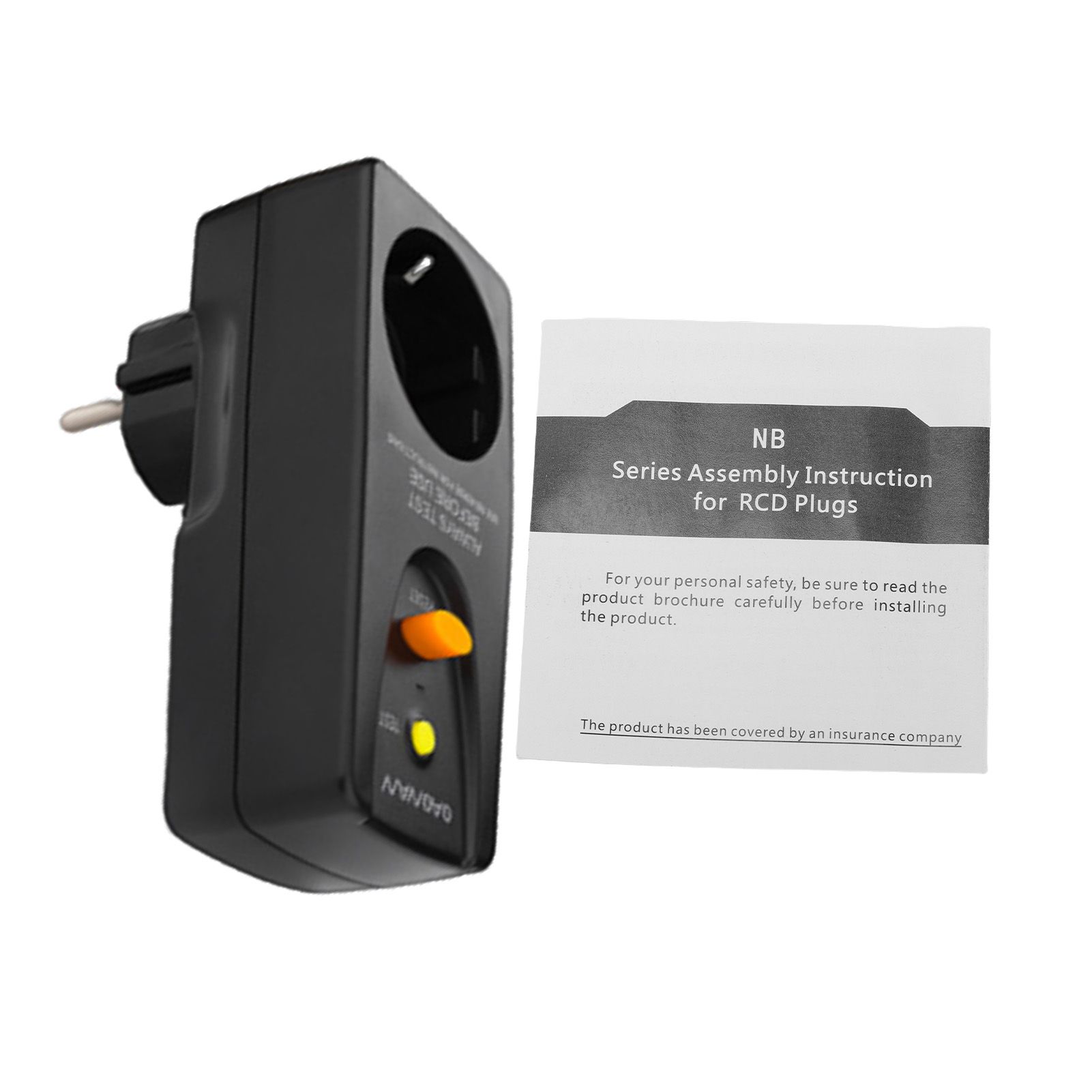 GFCI Plug 16A Leakage Protection Auto Power Off Surge Protection Waterproof view 2