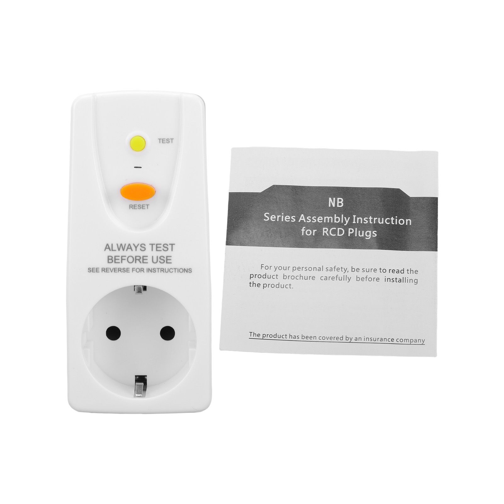 GFCI Plug 16A Leakage Protection Auto Power Off Surge Protection Waterproof view 2