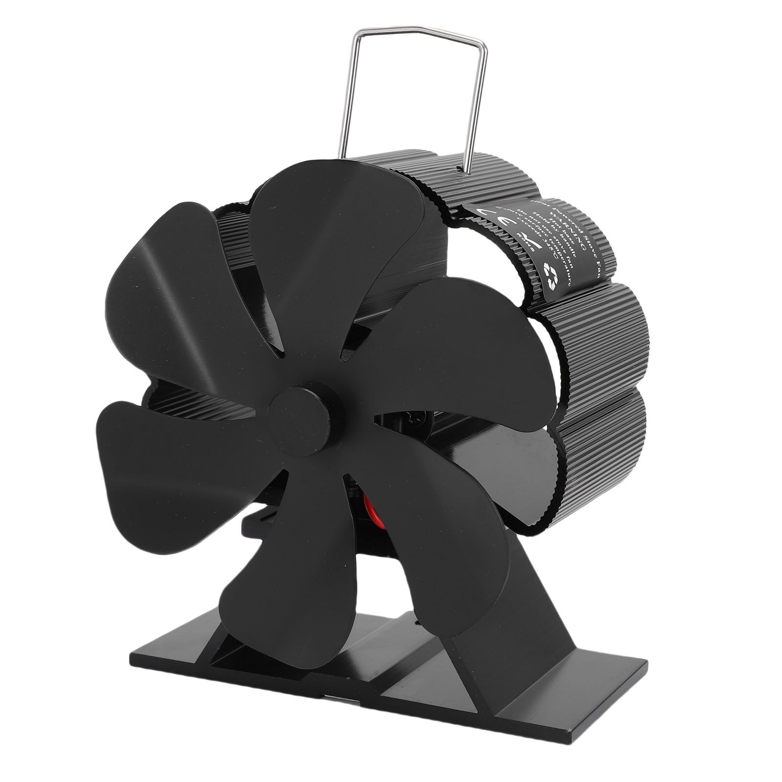 Wood Stove Fan Aluminum Alloy Portable Heat Powered Thermal Fan with view 4