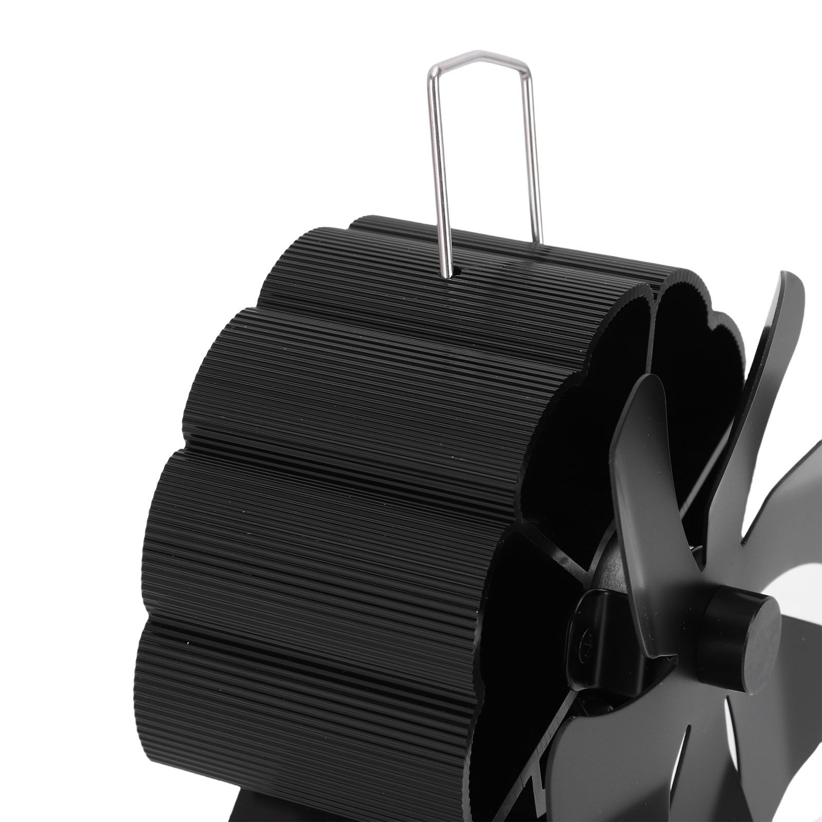 Wood Stove Fan Aluminum Alloy Portable Heat Powered Thermal Fan with view 5