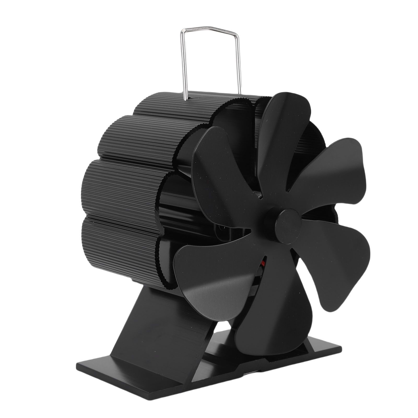 Wood Stove Fan Aluminum Alloy Portable Heat Powered Thermal Fan with view 6