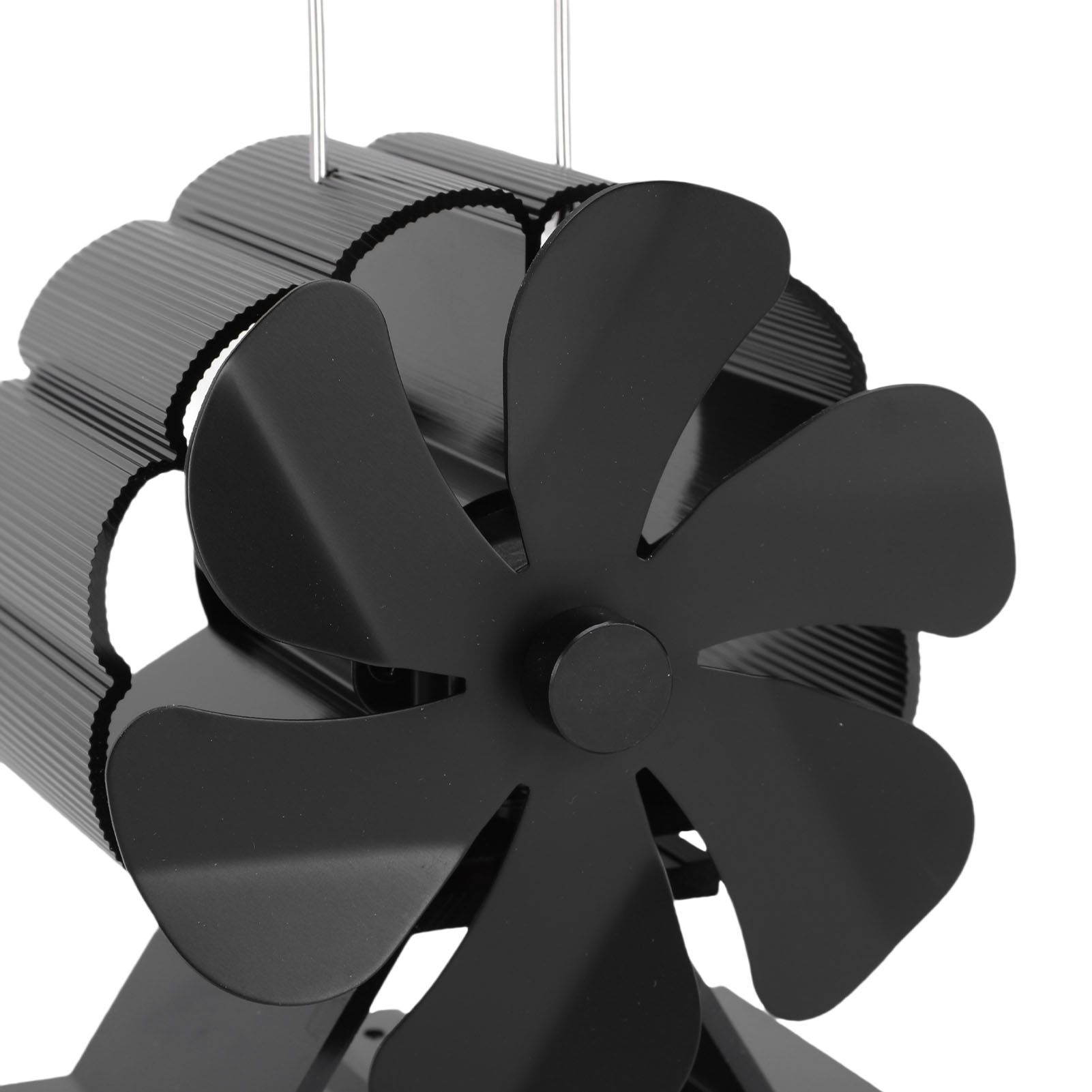 Wood Stove Fan Aluminum Alloy Portable Heat Powered Thermal Fan with view 7