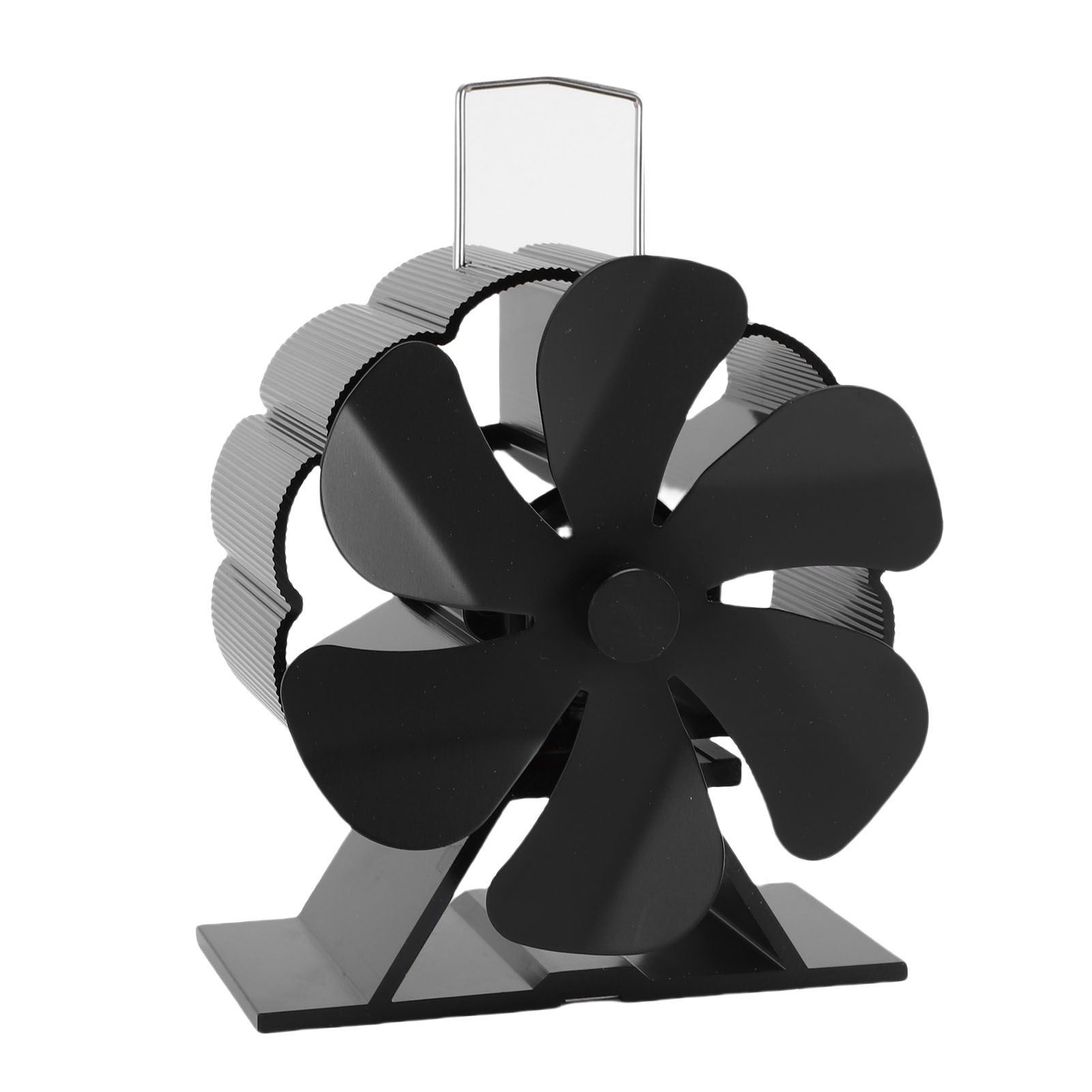 Wood Stove Fan Aluminum Alloy Portable Heat Powered Thermal Fan with view 8
