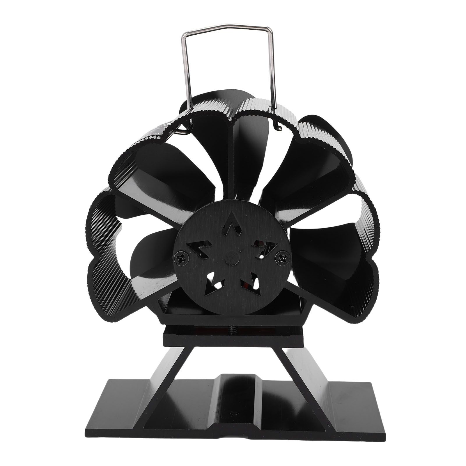 Wood Stove Fan Aluminum Alloy Portable Heat Powered Thermal Fan with view 10