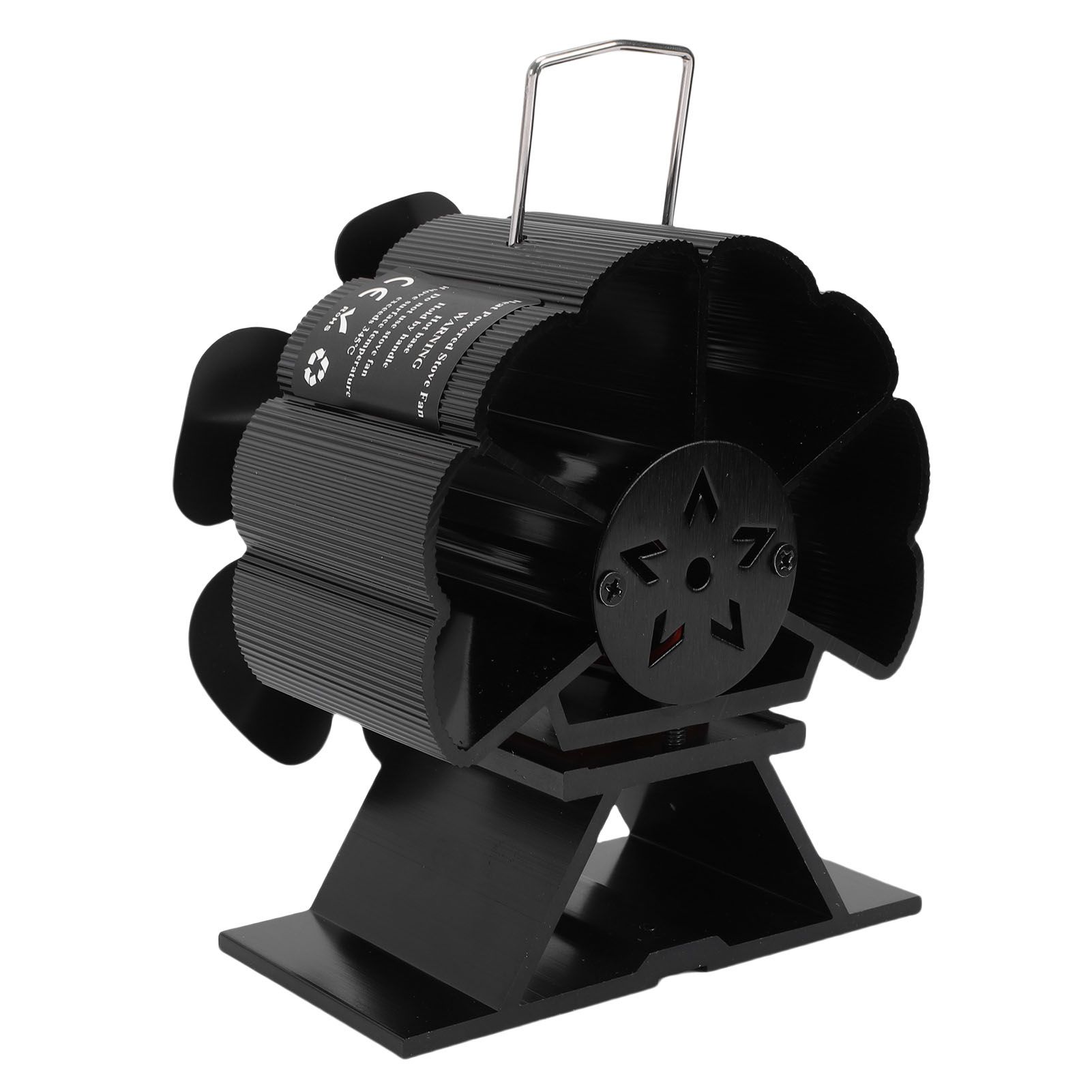 Wood Stove Fan Aluminum Alloy Portable Heat Powered Thermal Fan with view 11