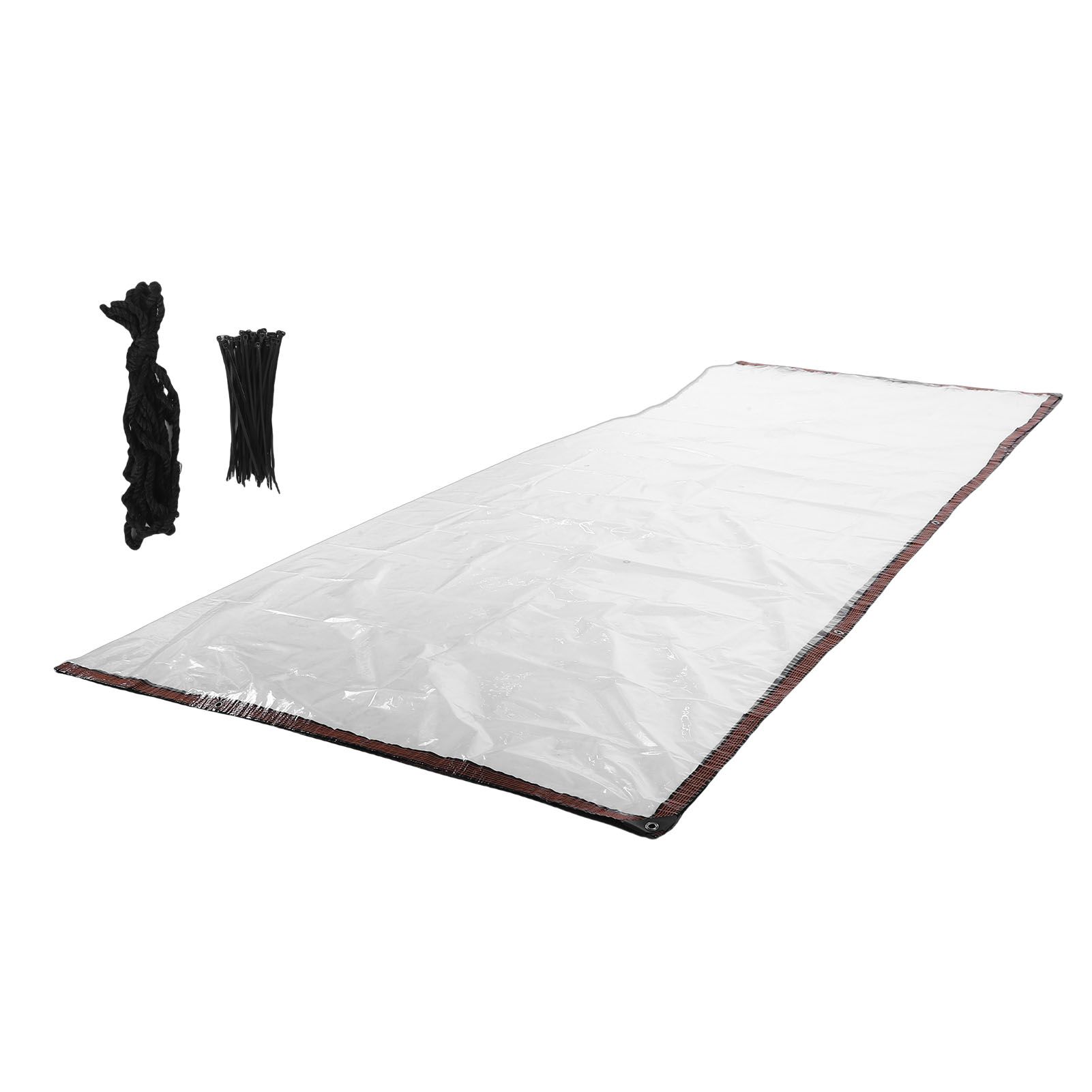 Clear Tarp Outdoor Garden Rainproof Covering PE Transparent Heavy Duty view 3