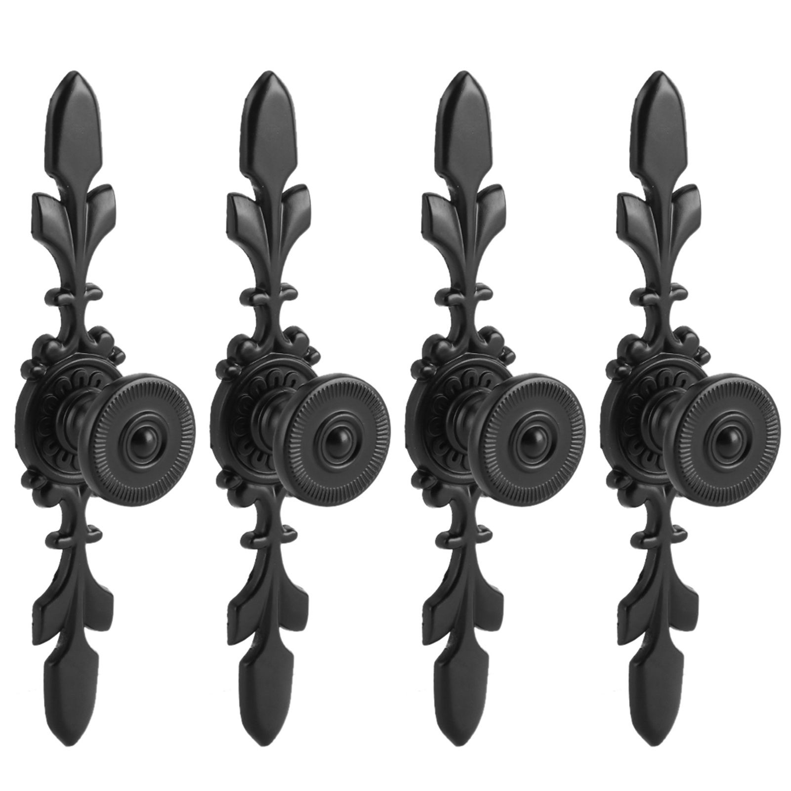 4PCS Vintage Cabinet Handles Zinc Alloy Antique Cabinet Drawer Pull Handle for view 4
