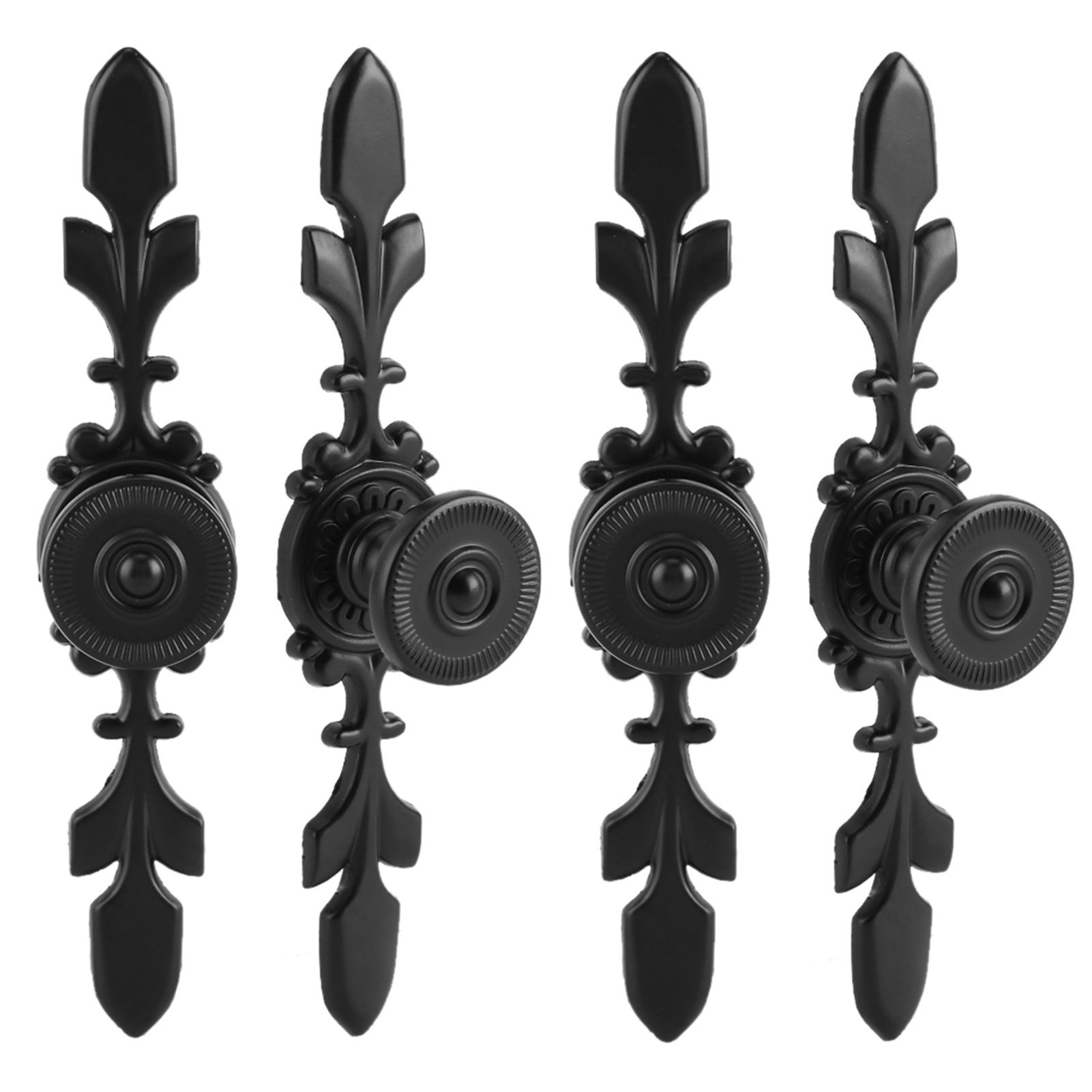 4PCS Vintage Cabinet Handles Zinc Alloy Antique Cabinet Drawer Pull Handle for view 8