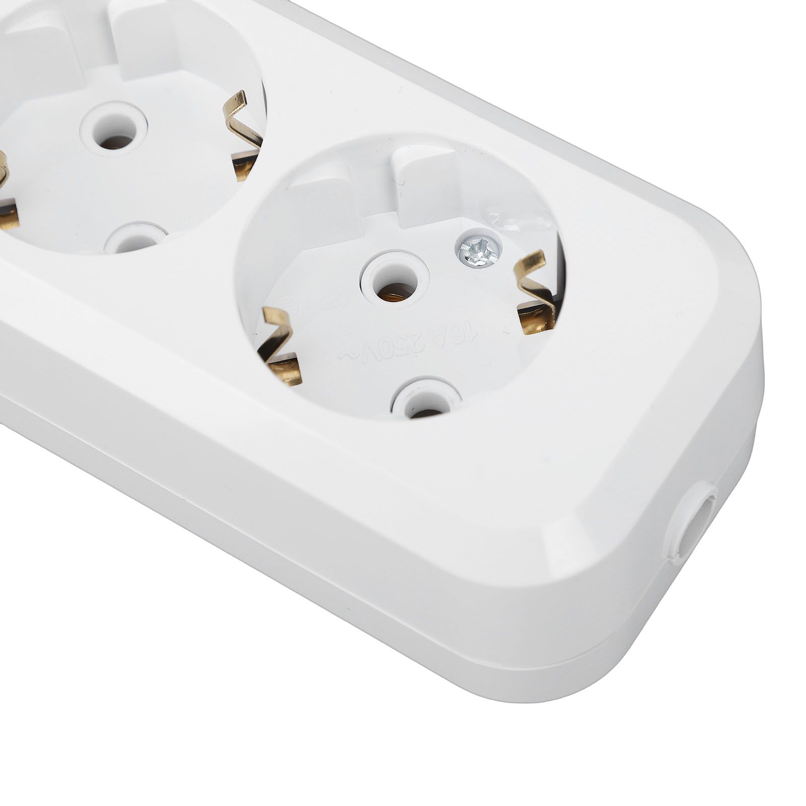 European Plug Socket Panel 16A Current Round Hole Plug Socket Wall Power view 2