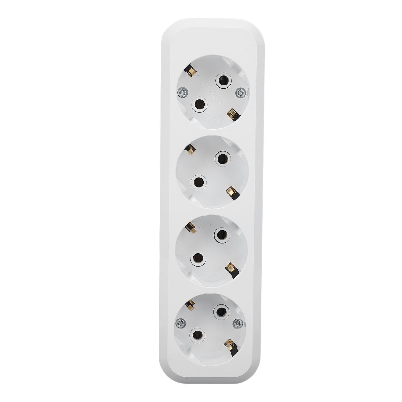 European Plug Socket Panel 16A Current Round Hole Plug Socket Wall Power view 3