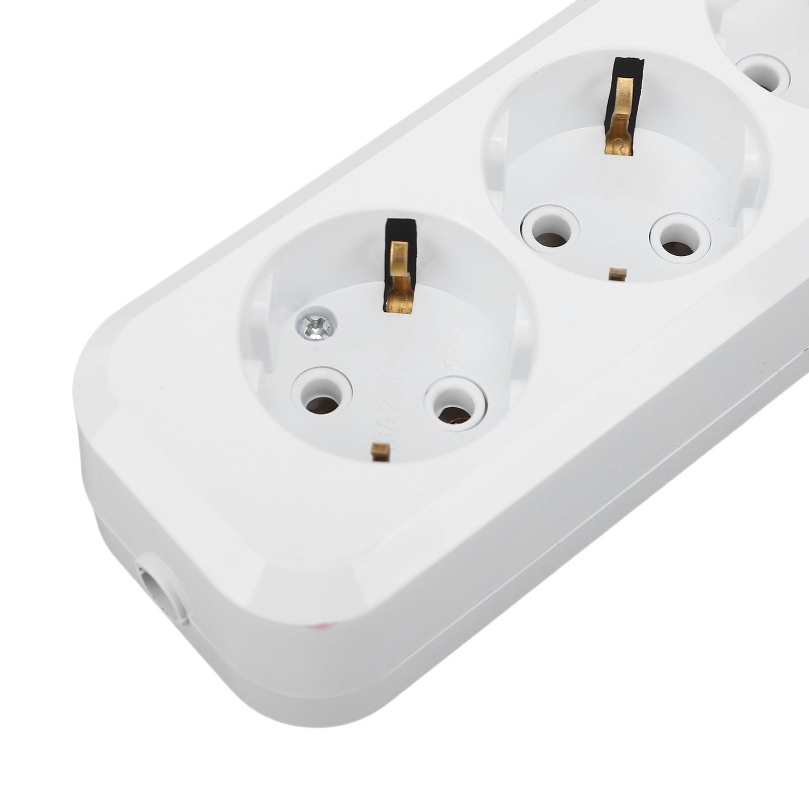 European Plug Socket Panel 16A Current Round Hole Plug Socket Wall Power view 2