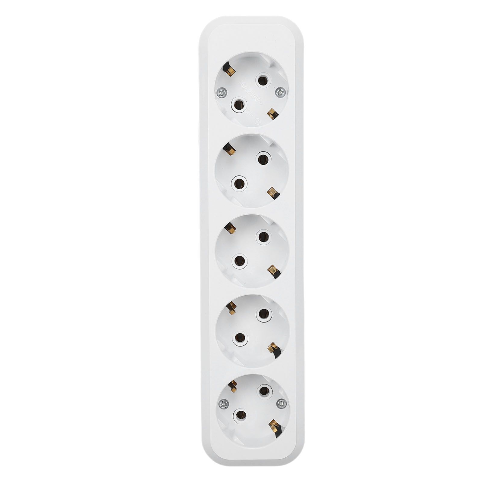 European Plug Socket Panel 16A Current Round Hole Plug Socket Wall Power view 3