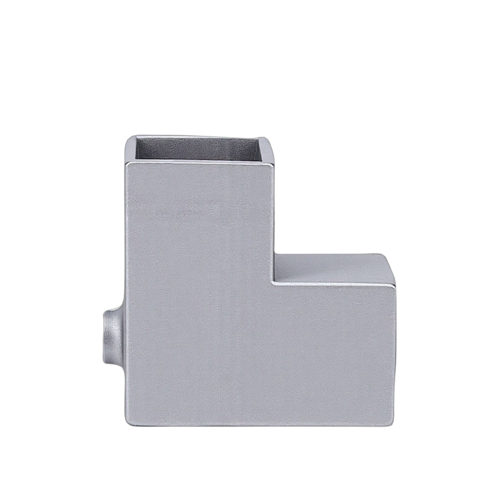 8PCS Square Tube Connector Aluminum 1 Inch 3 Way L Shaped Pipe Fitting 90 view 9