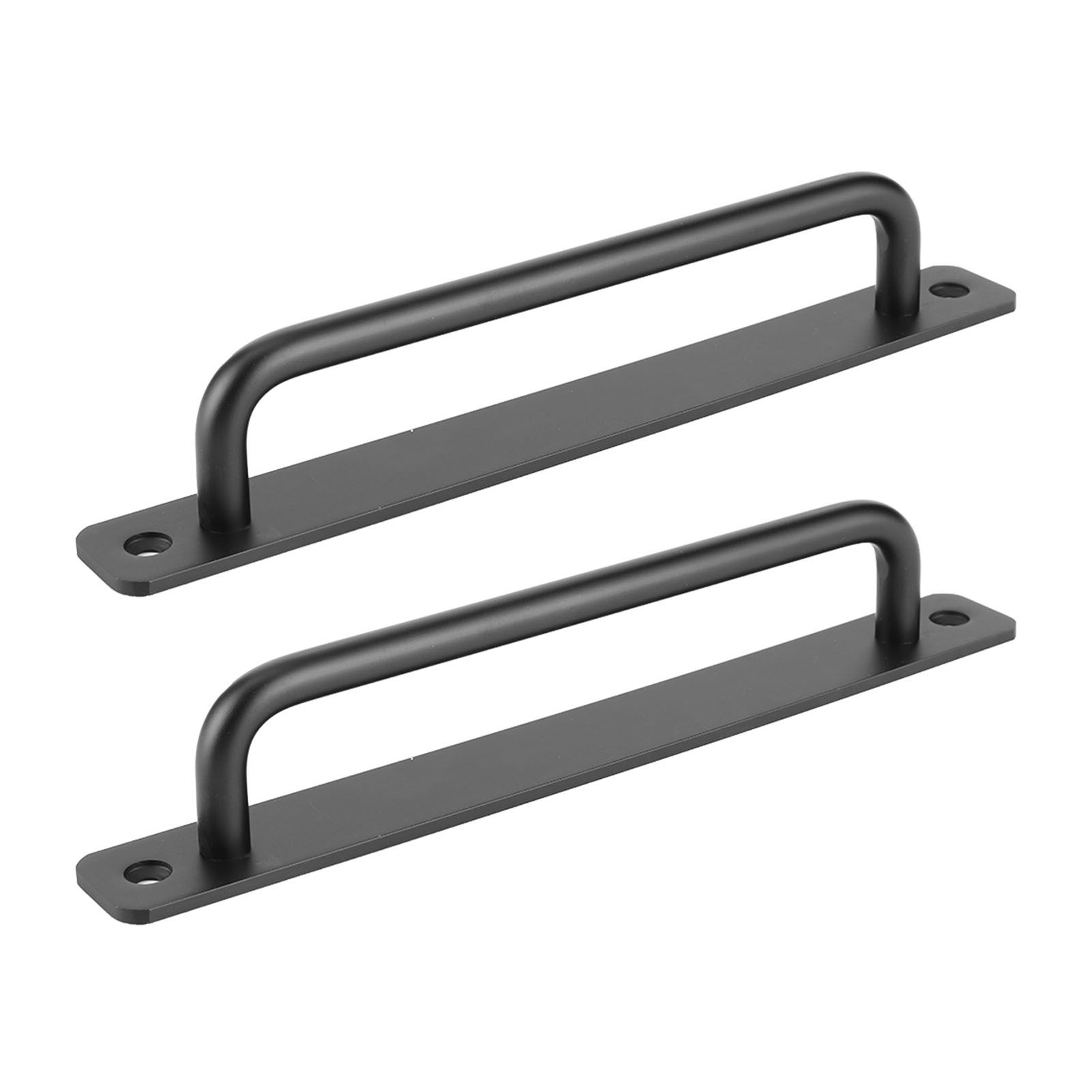 2pcs Elegant Sliding Door Handles Black Aluminum Alloy Pull Handles for view 9