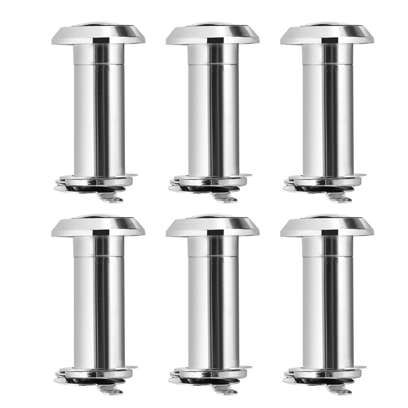 6PCS Door Viewer Peephole 220 Degree Wide Angle Peep Eye Hole 14mm Anti Theft view 5