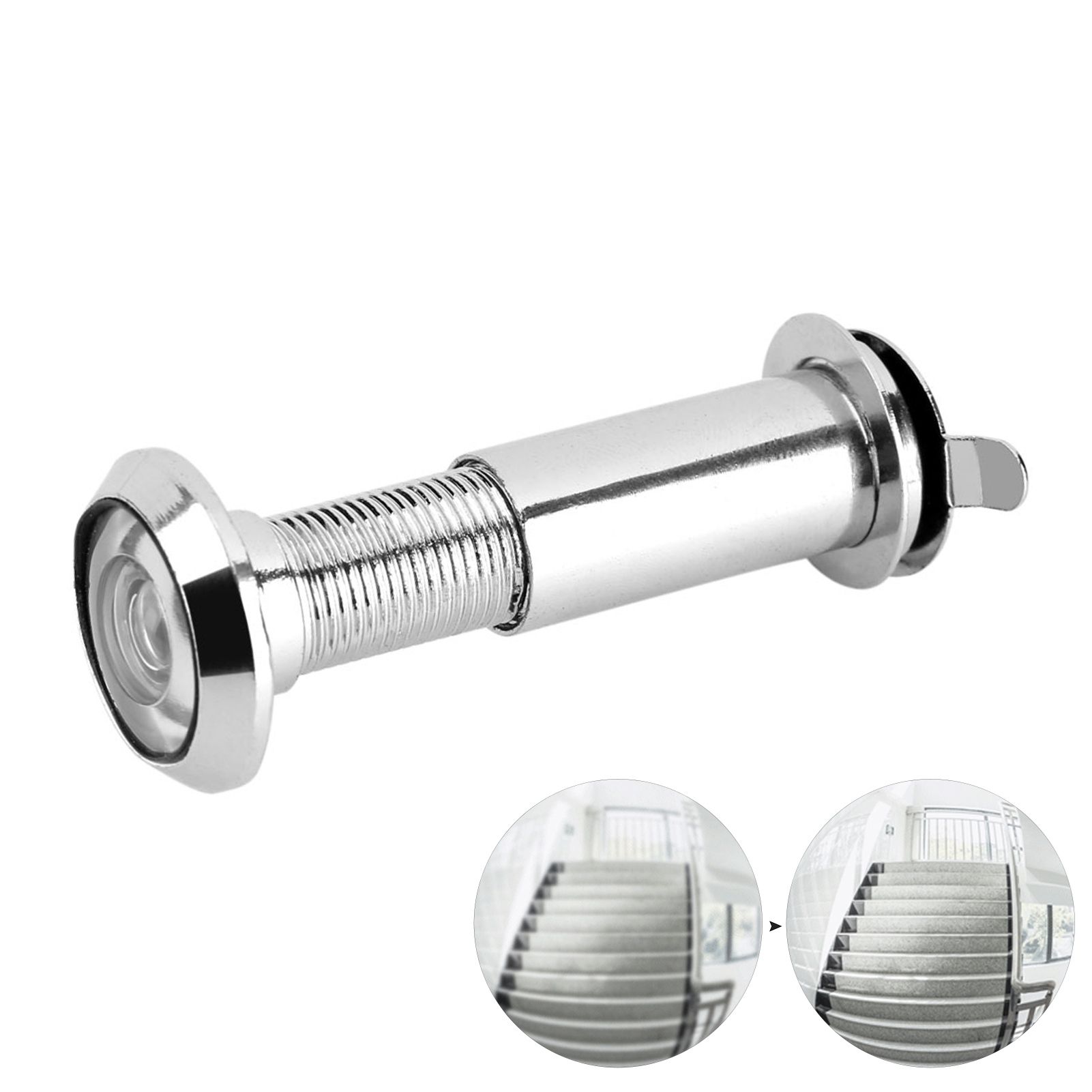 6PCS Door Viewer Peephole 220 Degree Wide Angle Peep Eye Hole 14mm Anti Theft view 12