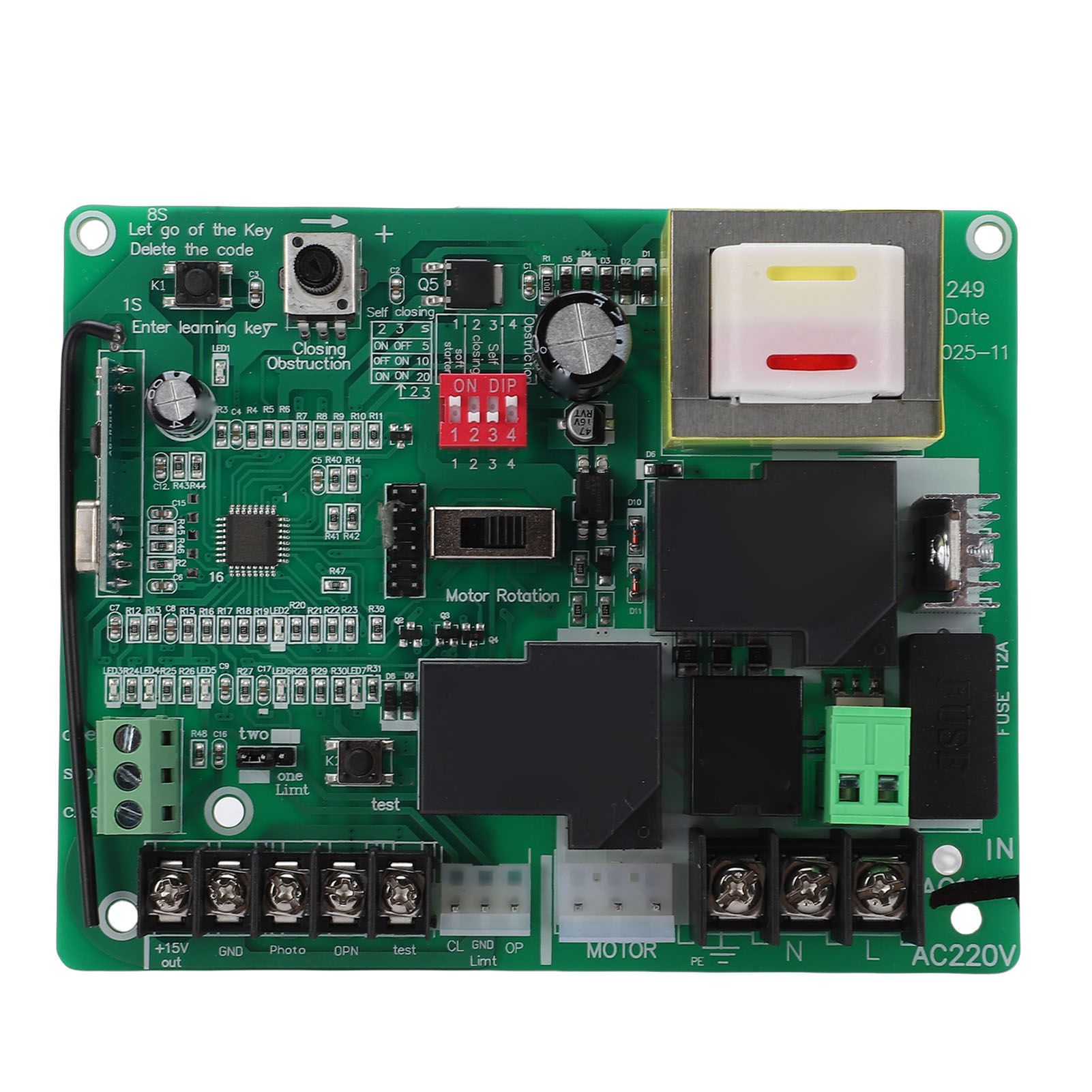 Sliding Gate Opener Control Board Set Universal Electric Door Controller