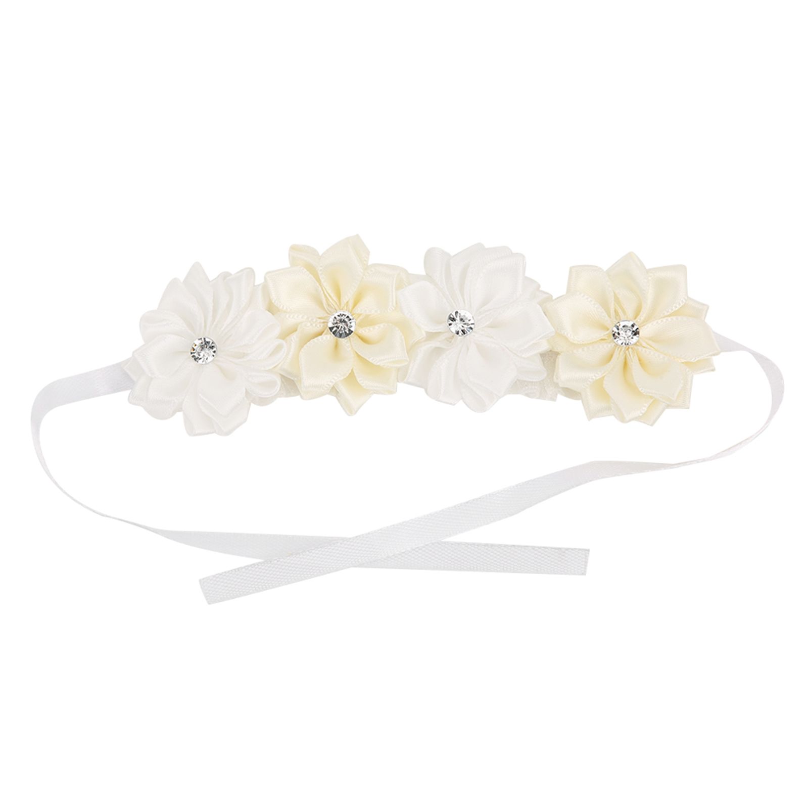 6Pcs Beautiful Bride Bridesmaids Simulation Ribbon Wrist Flower Wedding view 10