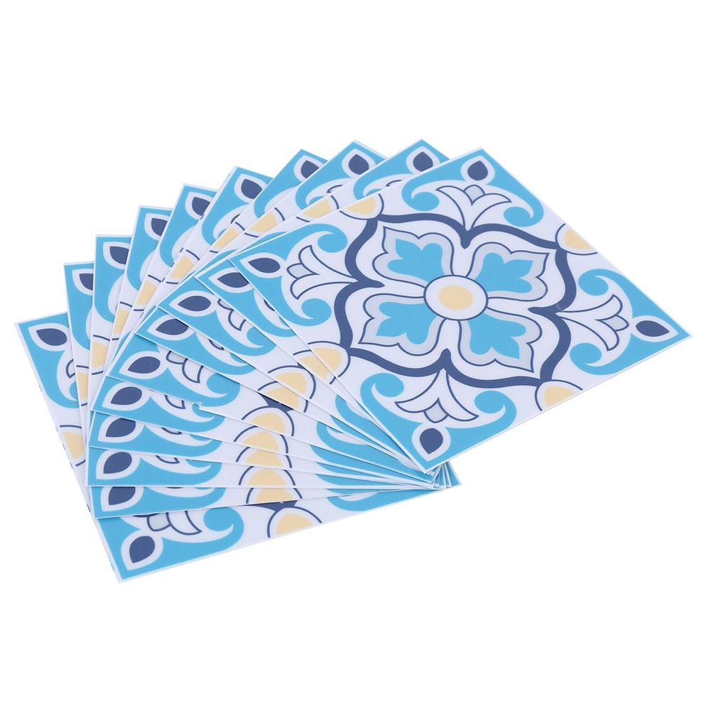 10pcs Waterproof Self Adhesive Tile Wall Sticker Decoration for Bathroom Kitchen view 2