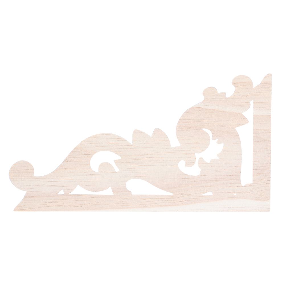 4Pcs European Style Vintage Wood Carving Corner Applique Decal Home Furniture view 11