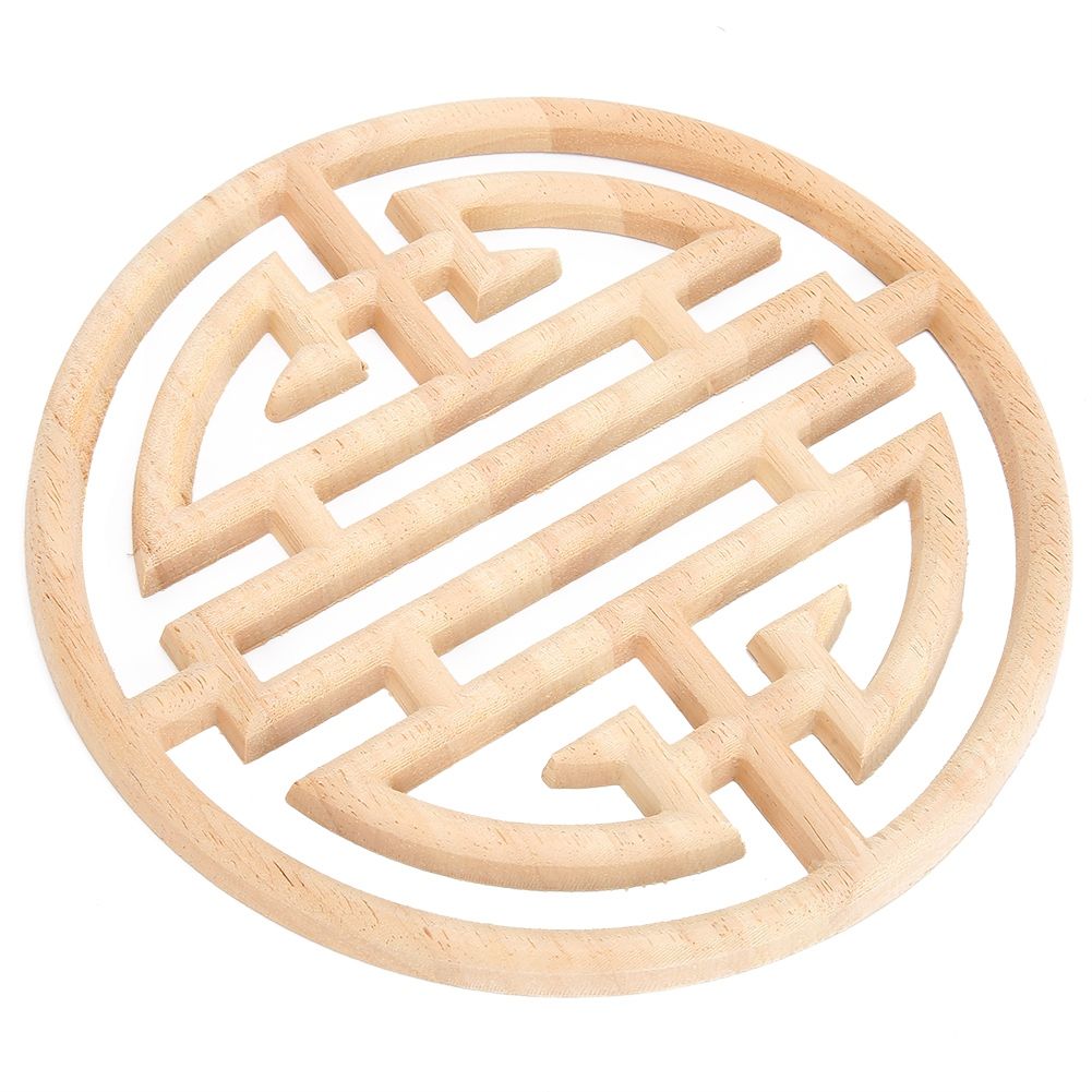 Chinese Vintage Style Wood Carved Applique Wooden Carving Decal Furniture view 7