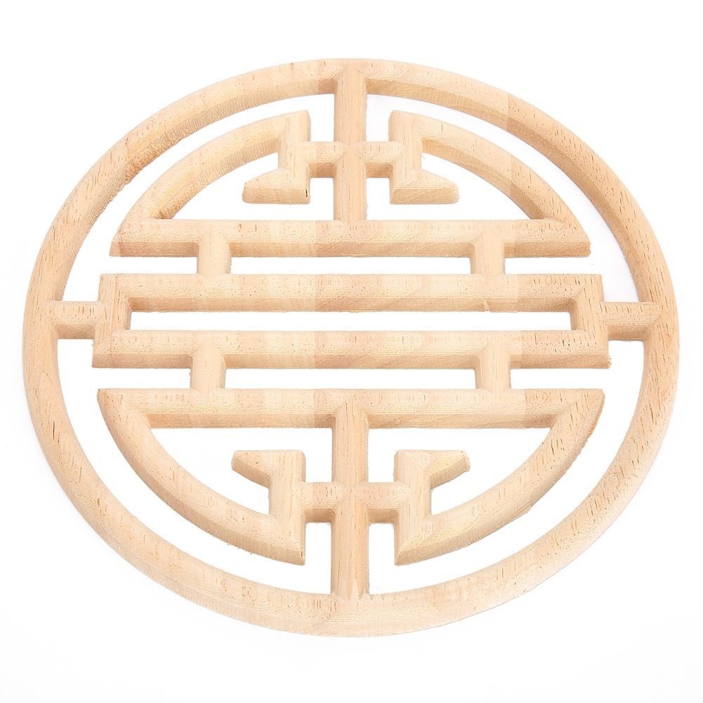 Chinese Vintage Style Wood Carved Applique Wooden Carving Decal Furniture view 8