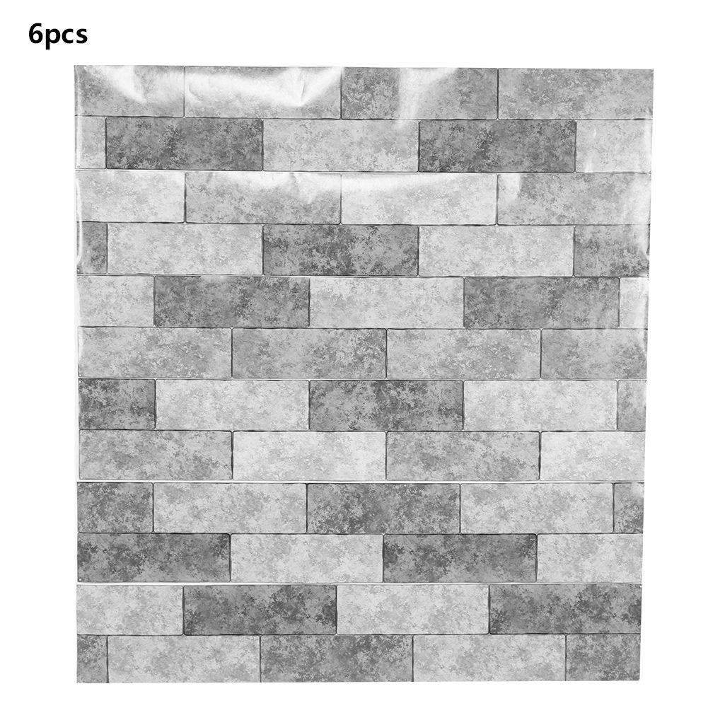 Simulation Brick Grain Pattern Stair Sticker Self Adhesive Wall Decal Floor view 2