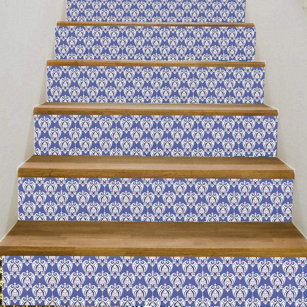 10Pcs Set 15x15cm Retro Style Tile Sticker Kitchen Floor Bathroom Anti Skid view 4