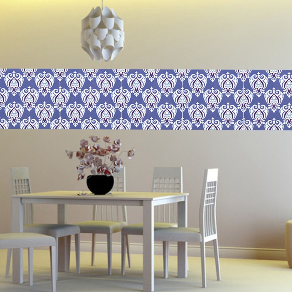 10Pcs Set 15x15cm Retro Style Tile Sticker Kitchen Floor Bathroom Anti Skid view 6
