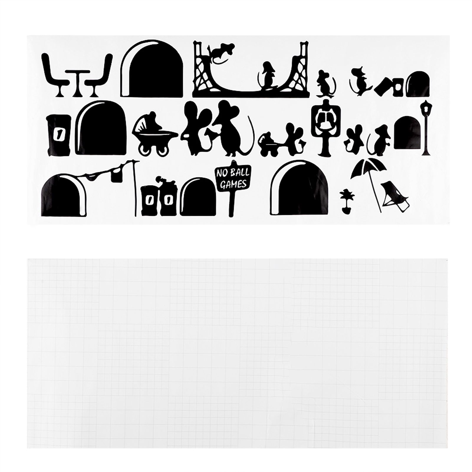 Mouse Hole Pattern Wall Stickers DIY Stairs Stickers Wall Decal for Home Decor view 8