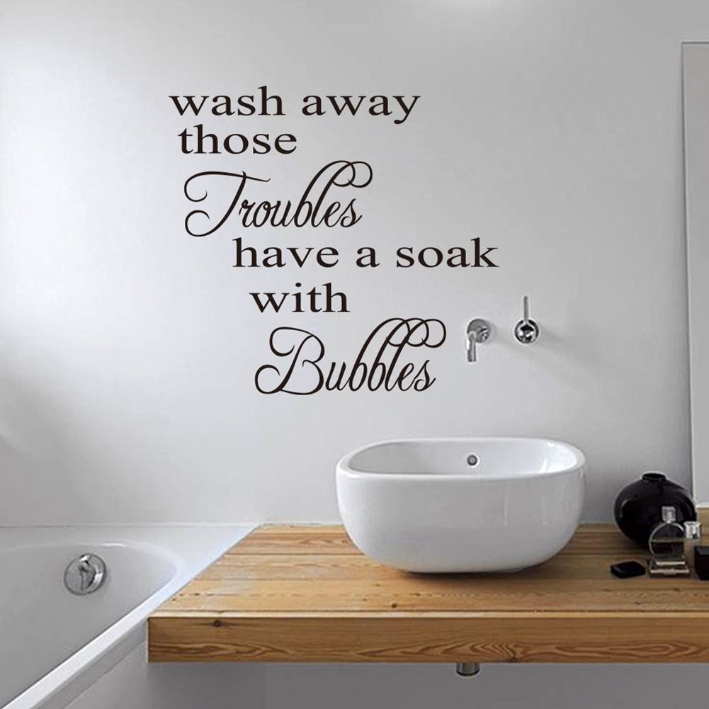 2pcs English Words Wall Stickers DIY Wallpaper Living Room Bedroom House Decor view 5