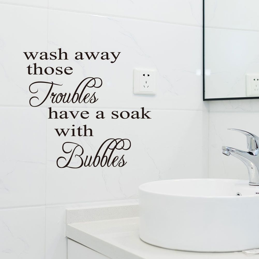 2pcs English Words Wall Stickers DIY Wallpaper Living Room Bedroom House Decor view 6