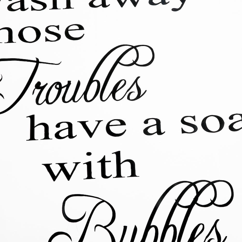 2pcs English Words Wall Stickers DIY Wallpaper Living Room Bedroom House Decor view 9