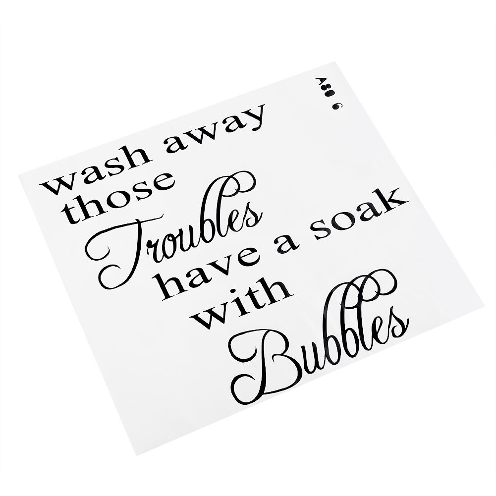 2pcs English Words Wall Stickers DIY Wallpaper Living Room Bedroom House Decor view 11