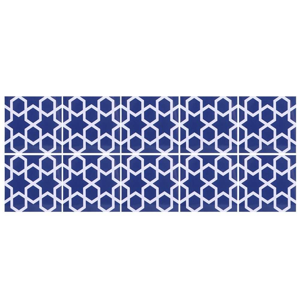 10x10cm Kitchen Bathroom Waterproof Non-Slip Floor Wall Tile Sticker for Home view 2