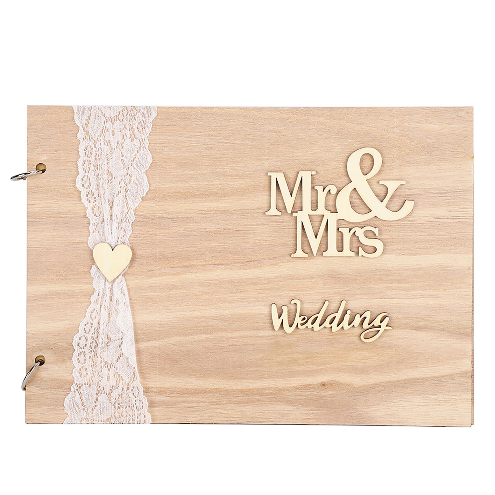 Innovative Wooden Wedding Guest Book Album Craft for Wedding Engagement — image 1