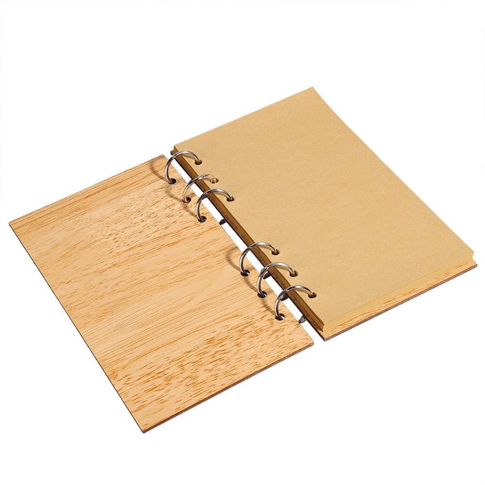 Wooden Guest Book Memorable Signature Message Notebooks Gift For Wedding view 7