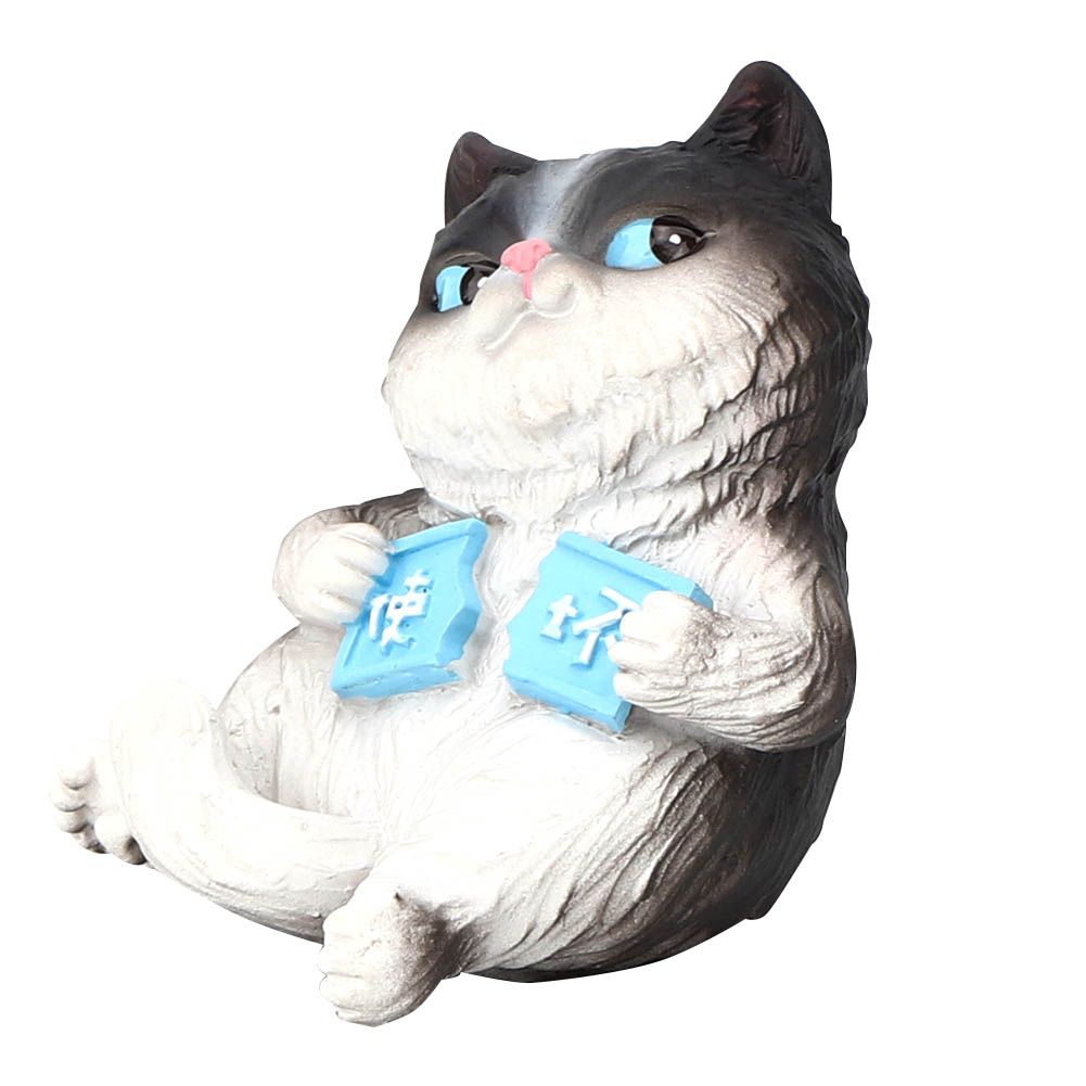 Mini Simulation Cat Animal Model Micro Figurine Toys Gift for Cake Car Decor — image 1