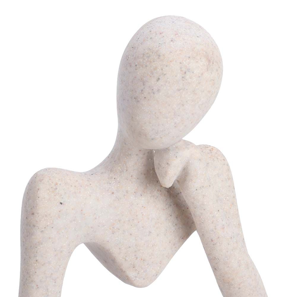 Thinking Figure Model Ornament Exquisite Hand Made Resin Figurines Craft Gift view 11
