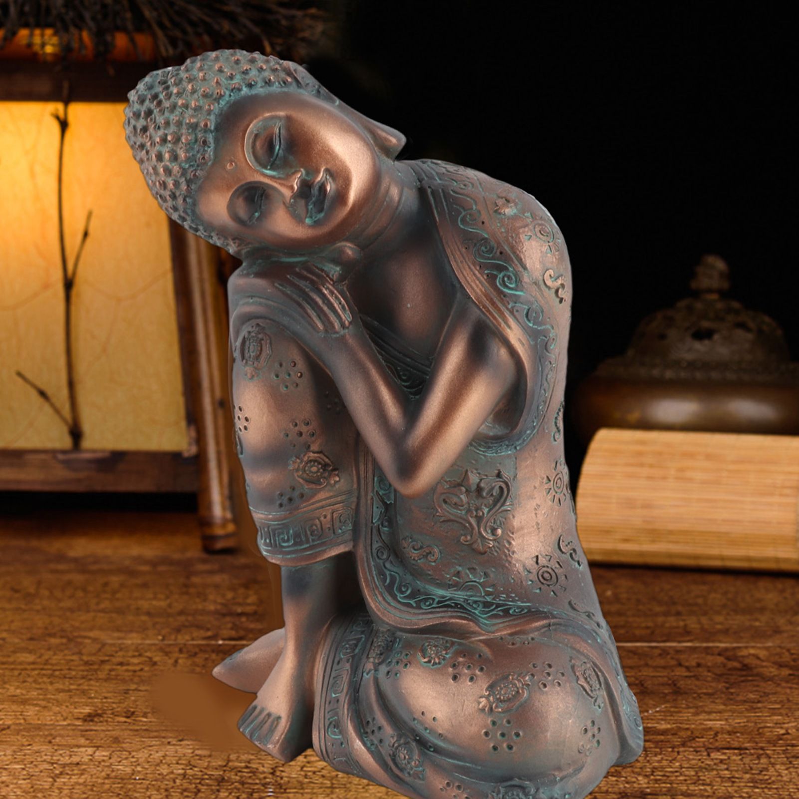 Southeast Asian Style Buddha Statues Decoration Decor for Living view 3