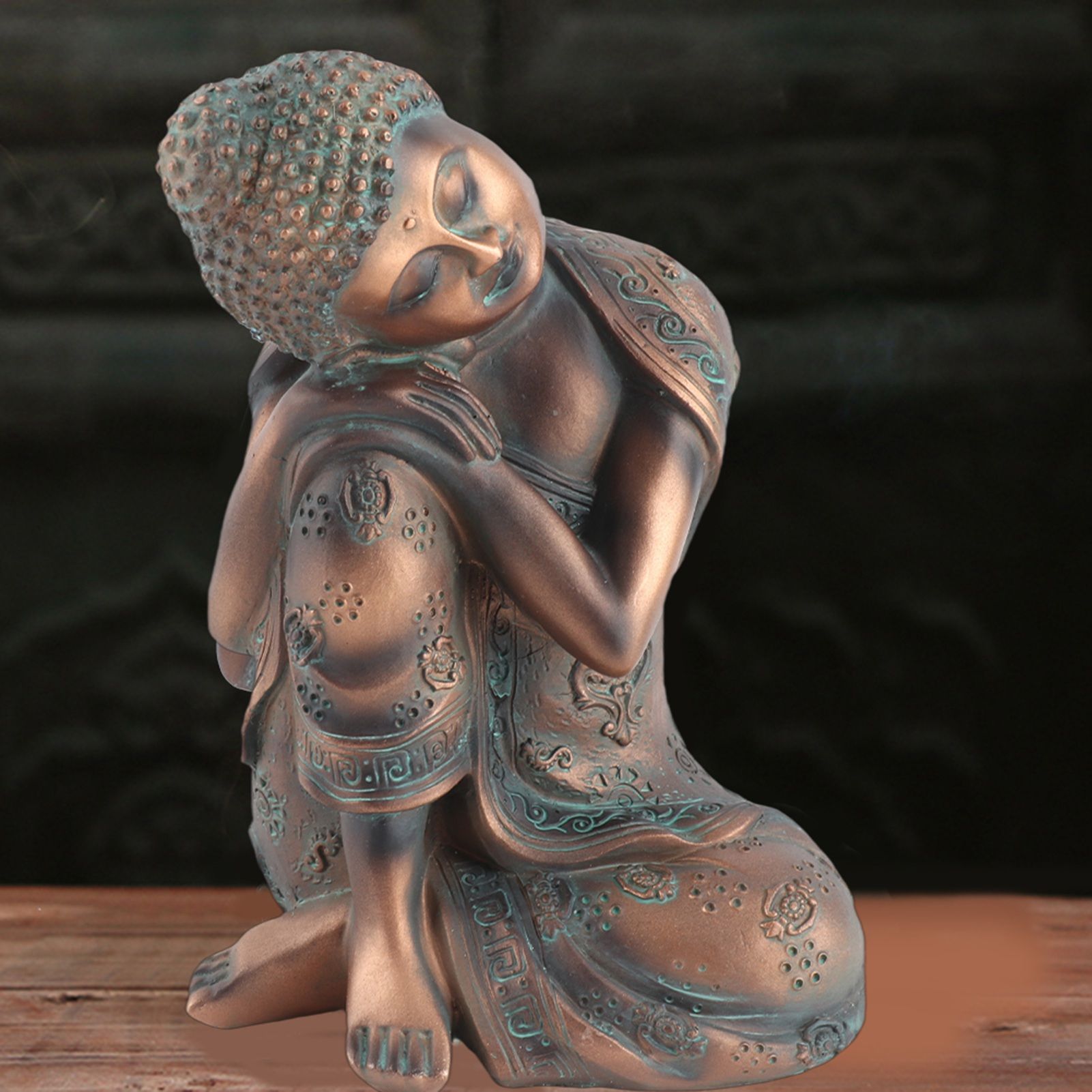 Southeast Asian Style Buddha Statues Decoration Decor for Living view 4