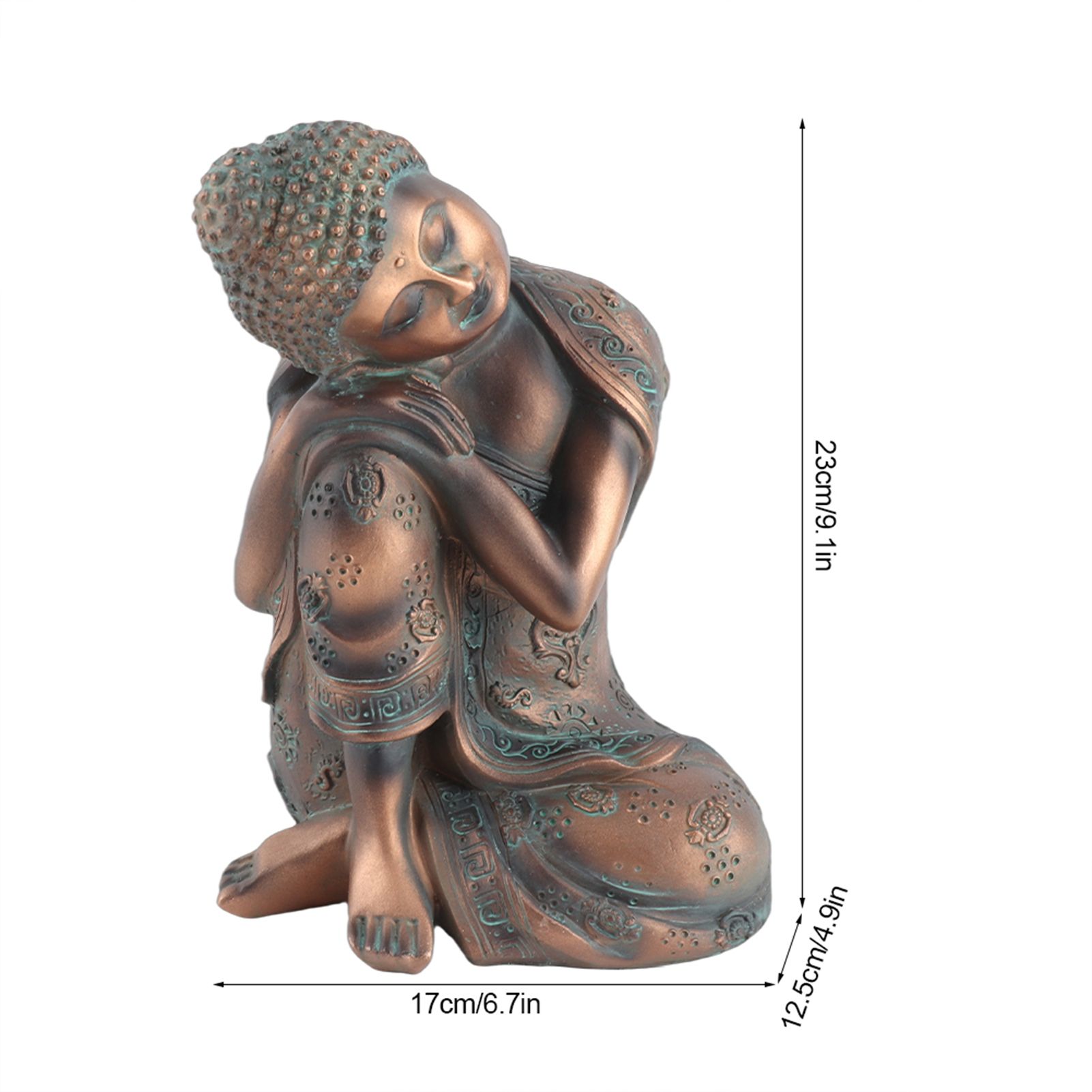 Southeast Asian Style Buddha Statues Decoration Decor for Living view 8