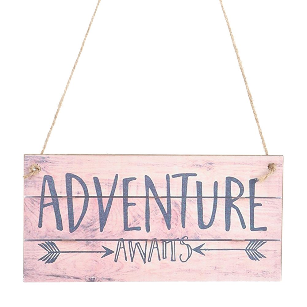 2Pcs Distinctive Style English Letter Pattern Stylish Hanging Board for Home view 8