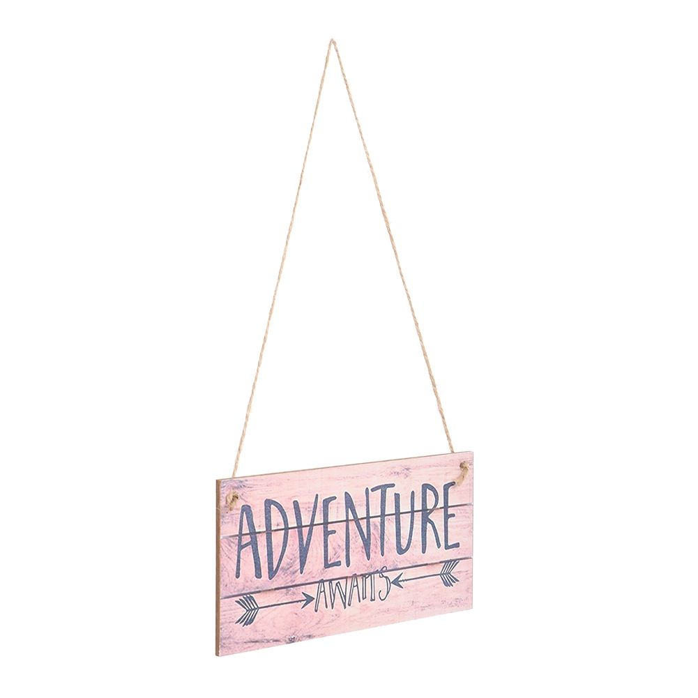 2Pcs Distinctive Style English Letter Pattern Stylish Hanging Board for Home view 9