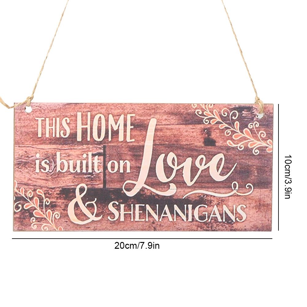 2pcs Wooden Hanging Plaque Welcome Hanging Board Door Window Wall DIY Decoration view 10